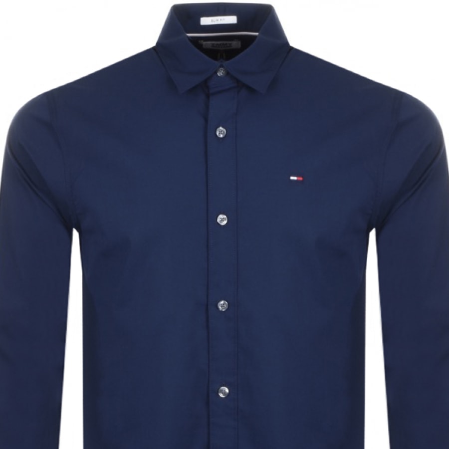 Alternative Image for ProductTommy Jeans Long Sleeved Shirt Navy2